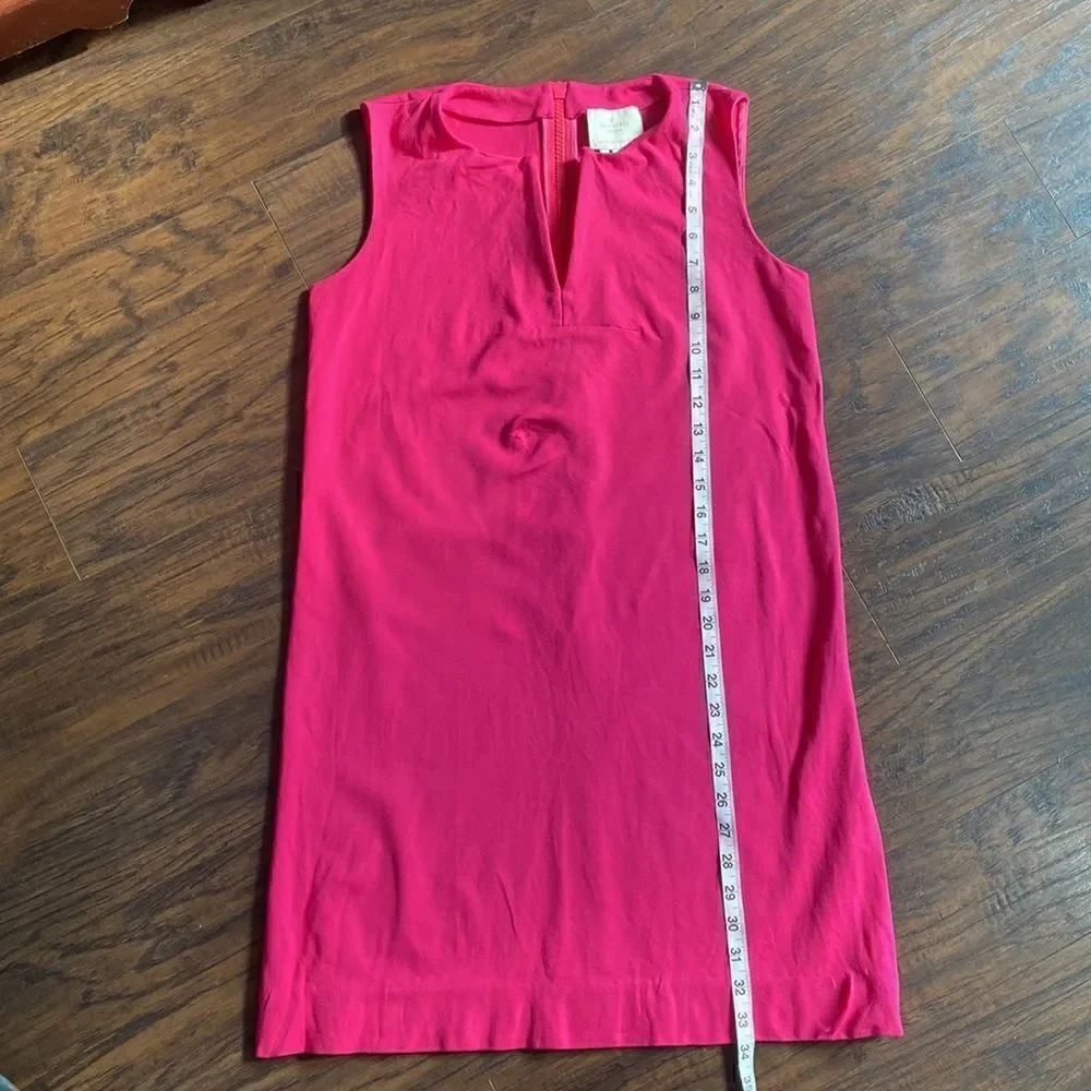 Kate Spade Bright Pink Keri Ponte Stretch Knit Sleeveless Shift Dress - Size 4